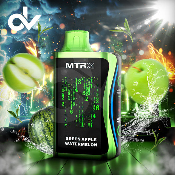 Vape MTRX 25k Puff Sabor: Green Apple